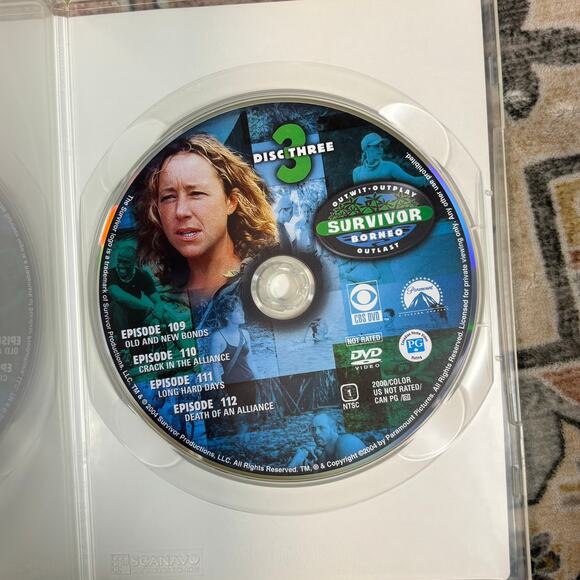 Survivor Borneo The Complete First Season Set of DVD Videos - Tested Working - Picture 10 of 15